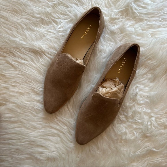 NEW Patina Pointed Flat in Taupe - Size 9 - Picture 2 of 7